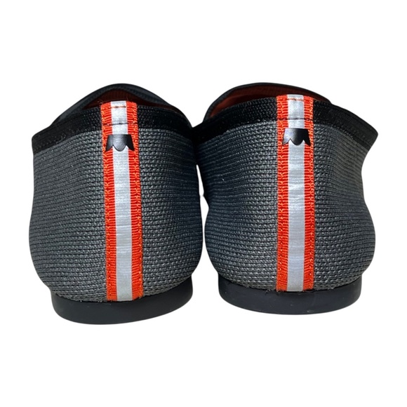 Birdies Blackbird Flats Loafers Gray Black Point Knit Comfort Work Casual Size 6 - Picture 7 of 14